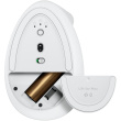 LOGITECH Lift for Mac Vertical mouse ergonomic optical 6 buttons wireless Bluetooth Bolt USB receiver off-Valge