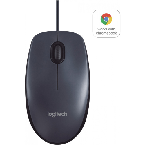 Logitech B100 optical USB Черный OEM