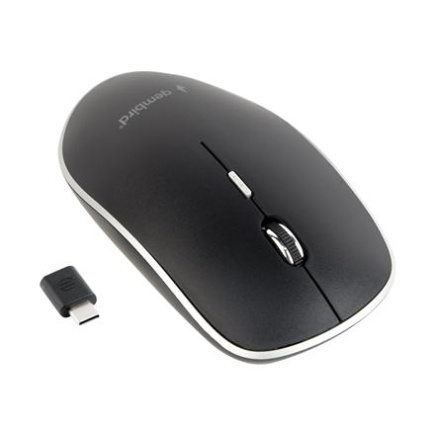 Gembird | Silent Optical Mouse | MUSW-4BSC-01 | Wireless | USB-C | Черный