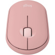 Logitech Pebble Mouse 2 M350s Mouse optical 3 buttons wireless Bluetooth 5.2 LE tonal rose 340303