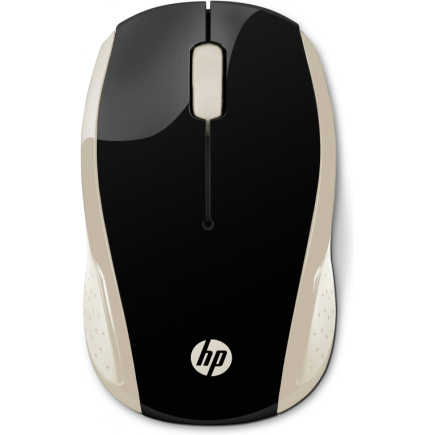HP 200 Maus kabellos schwarz. gold