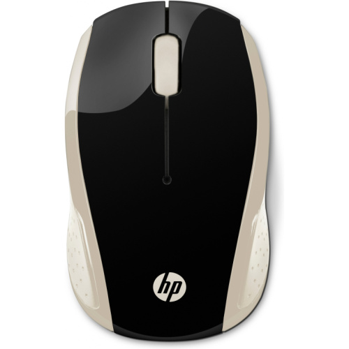 HP 200 Maus kabellos schwarz. gold