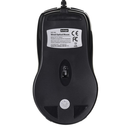 Activejet AMY-083 Mouse wired USB (optical; 1000 DPI; Черный)