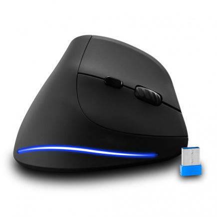 MEDIA-TECH VERTIC RF MT1123 Wireless vertical mouse RF 2400 DPI Must