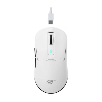 Havit MS969WB - 2.4G wireless gaming mouse, Must and Valge