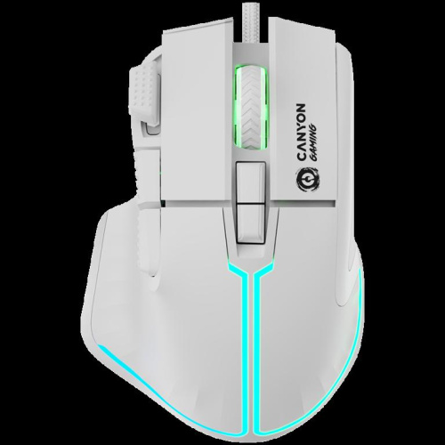 CANYON mouse Fortnax GM-636 RGB 9buttons Wired Белый