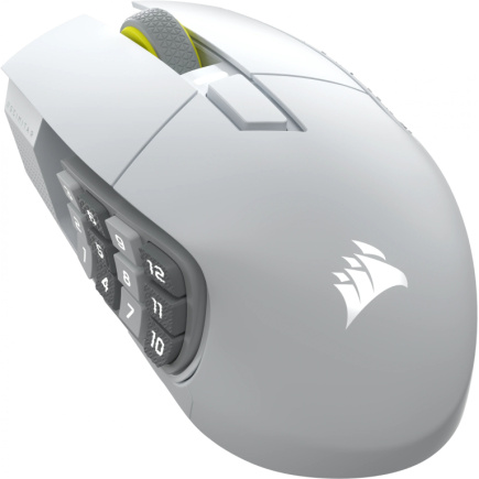 SCIMITAR ELITE WIRELESS SE Gaming Mouse - Valge, Optical