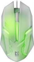 MOUSE DEFENDER CYBER MB-560L White 7-COLORS BACKLIGHT