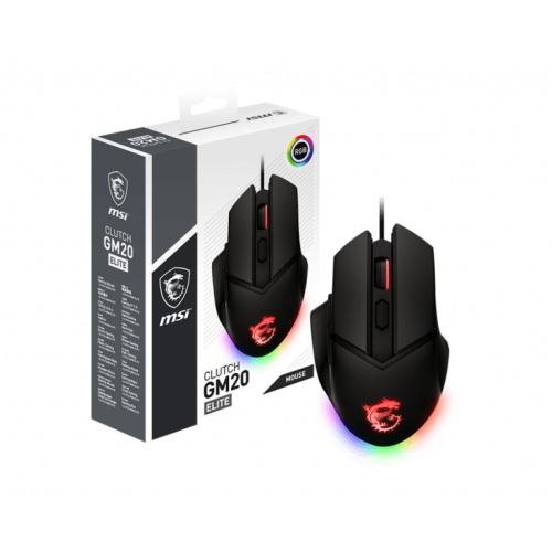 MSI Clutch GM20 wired Черный