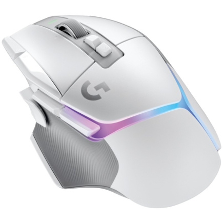 LOGITECH G G502 X PLUS Mouse optical wireless 2.4 GHz USB LOGITECH LIGHTSPEED receiver Valge 344737