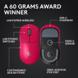 Logitech G PRO X SUPERLIGHT 2 LIGHTSPEED Gaming Mouse - MAGENTA - 2.4GHZ - N/A - EER2-933