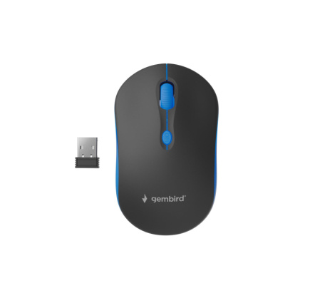 SE USB OPTICAL WRL Black/BLUE MUSW-4B-03-B GEMBIRD