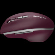 CANYON mouse MW-21 BlueLED 7buttons Wireless Burgundy Red