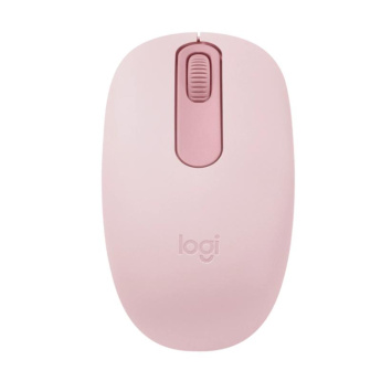Logitech M196 - Mouse - right and left-handed - optical - 3 buttons - wireless - Bluetooth - rose 