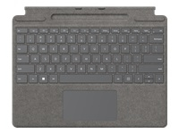 MS Surface Pro8 TypeCover Platinum Silver DA/FI/NO/SV