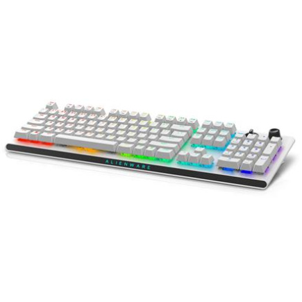 Dell | Alienware Tri-Mode AW920K | Wireless Gaming Keyboard | Wireless | RGB LED light | US | Bluetooth | Lunar Light | Numeric keypad | CHERRY MX Red | Wireless connection
