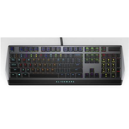 Dell | Alienware Gaming Keyboard | AW510K | Dark Gray | Mechanical Gaming Keyboard | Wired | RGB LED light | EN | English | Numeric keypad 545-BBCL