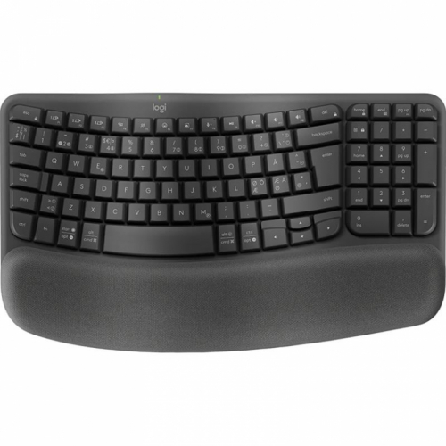 Logitech Wave Keys, SWE, must - Juhtmevaba klaviatuur / 920-012298