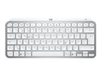 LOGITECH MX Keys Mini Office keyboard backlit Bluetooth QWERTY Nordic Danish/Finnish/Norwegian/Swedish pale grey (PAN)