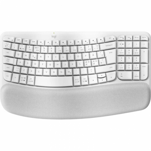 Logitech Wave Keys, SWE, valge - Juhtmevaba klaviatuur / 920-012299