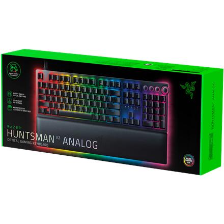 Razer | Huntsman V2 | Black | Gaming keyboard | Wired | Optical | RGB LED light | US RZ03-03610100-R3M1