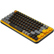 Logitech POP Keys - Keyboard - wireless - Bluetooth LE, Bluetooth 5.1 - Mechanical - key switch: Brown Tactile - blast - ENG/RUS