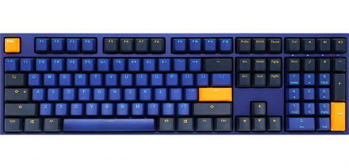 Ducky One 2 Horizon PBT Gaming Keyboard, MX Red - Blue