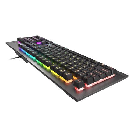 Genesis | Rhod 500 | Silver/Black | Gaming keyboard | Wired | RGB LED light | US NKG-1617