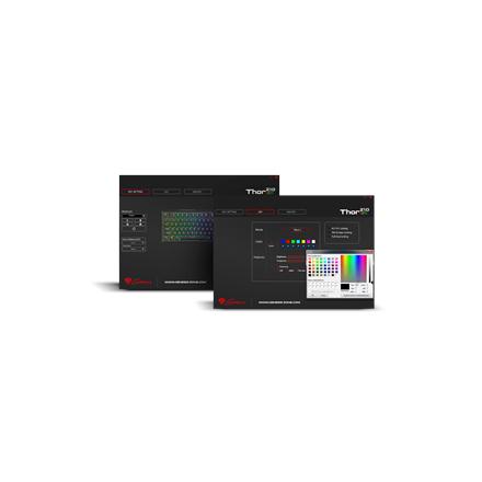 Genesis | THOR 210 RGB | Gaming keyboard | RGB LED light | US | Black | Wired | 1.60 m | Hybrid NKG-1645