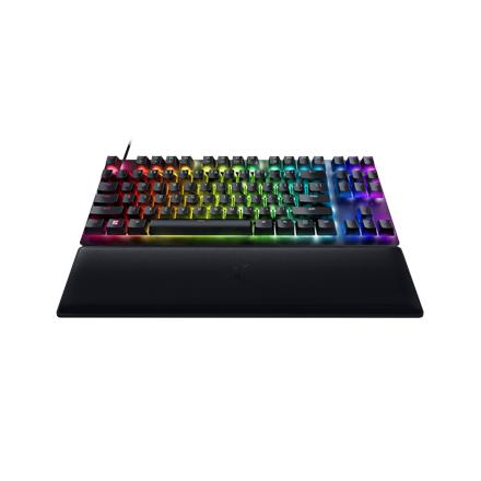 Razer | Huntsman V2 Tenkeyless | Black | Gaming keyboard | Wired | Optical Gaming Keyboard | RGB LED light | US | Clicky Purple Switch RZ03-03940300-R3M1
