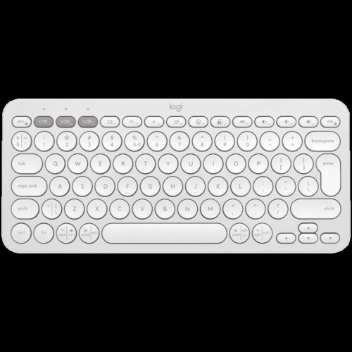 LOGITECH K380S Bluetooth Keyboard - TONAL WHITE - US INT'L