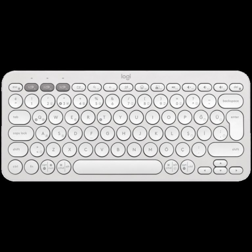 LOGITECH K380S Bluetooth Keyboard - TONAL WHITE - NORDIC