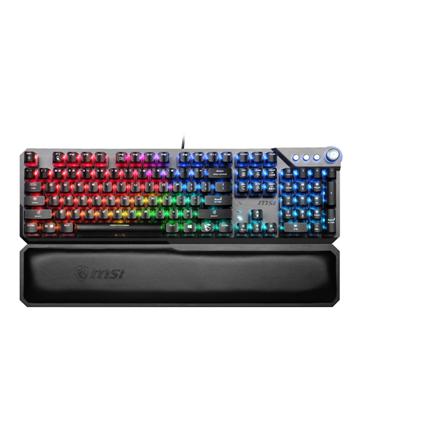 MSI | Gaming Keyboard | VIGOR GK71 SONIC BLUE | Gaming Keyboard | Wired | RGB LED light | US | Black | Numeric keypad | Blue Switches