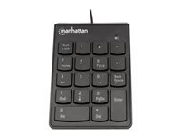 MANHATTAN Numeric Keypad 18 full-size keys including backspace key Asynchronous number lock function