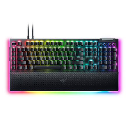 Razer | Mechanical Gaming Keyboard | BlackWidow V4 Pro | Gaming Keyboard | Wired | RGB LED light | US | Black | Numeric keypad | Yellow Switches