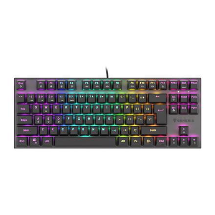Genesis | THOR 303 TKL | Black | Mechanical Gaming Keyboard | Wired | RGB LED light | US | USB Type-A | 865 g | Replaceable 