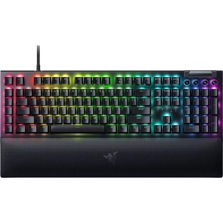 Razer | BlackWidow V4 | Mechanical Gaming keyboard | Wired | RGB LED light | US | Black | Yellow Switches RZ03-04691800-R3M1