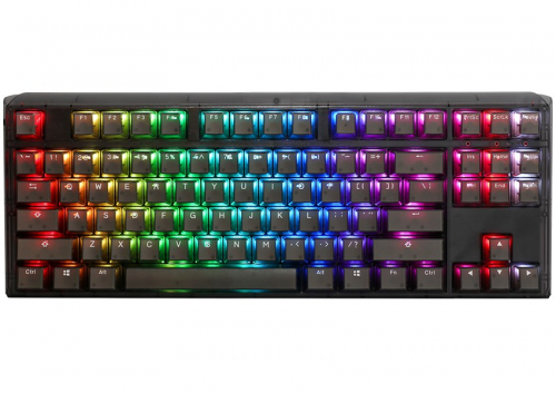 Ducky One 3 Aura Black TKL Gaming Keyboard, RGB LED - MX-Red (US)
