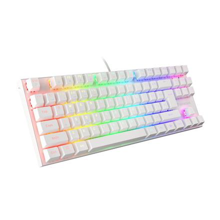 Genesis | THOR 303 TKL | White | Gaming keyboard | Wired | RGB LED light | US | 1.8 m | Brown Switch NKG-1862