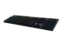 LOGITECH G915 LIGHTSPEED Wireless RGB Mechanical Gaming Keyboard - GL Tactile - CARBON - US INTNL - INTNL
