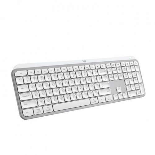 Logitech MX Keys S - Keyboard - backlit - wireless - Bluetooth LE - QWERTY - Nordic - key switch: Scissor-Key - grey 