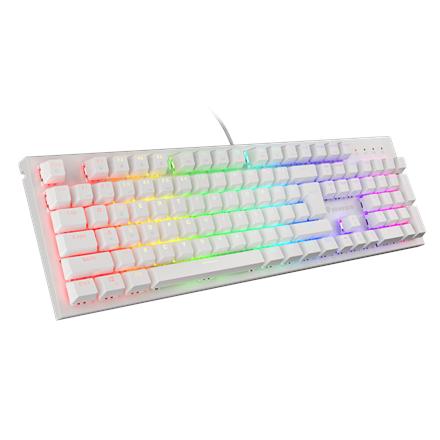 Genesis | THOR 303 | White | Gaming keyboard | Wired | RGB LED light | US | 1.8 m | Brown Switch NKG-1861