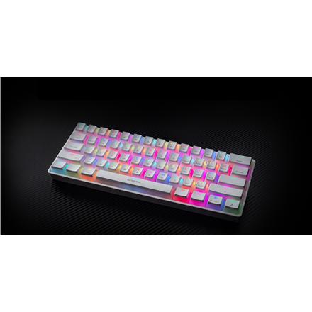 Genesis | THOR 660 RGB | White | Mechanical Gaming Keyboard | Wireless | RGB LED light | US | Bluetooth | USB Type-C | 588 g | Gateron Brown NKG-1915