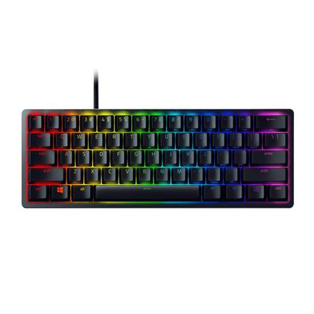 Razer | Huntsman Mini | Black | Gaming keyboard | Wired | RGB LED light | US | Linear Optical RED RZ03-03390200-R3M1