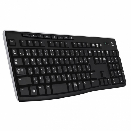 Logitech K270, US, must - Juhtmevaba klaviatuur / 920-003738