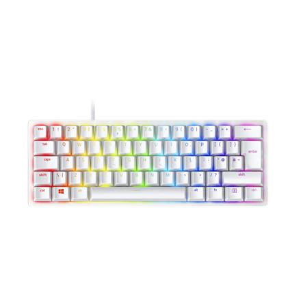 Razer | Optical Gaming Keyboard | Huntsman Mini 60% | Gaming keyboard | Wired | RGB LED light | RU | Mercury | USB-C | Red Switch