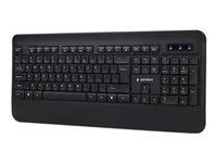 GEMBIRD KB-UML-03 Slim Rainbow backlight multimedia keyboard black US layout