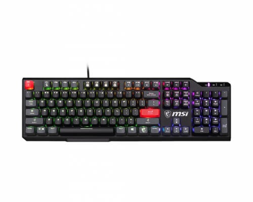 MSI Vigor GK41 Dusk LR US keyboard Gaming USB QWERTY English Black