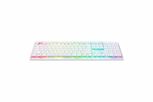 Razer Optical Gaming Keyboard Deathstalker V2 Pro RGB LED light, US, Wireless, White, Purple Switch