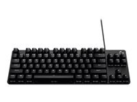 LOGITECH G G413 TKL SE Keyboard backlit USB QWERTY Nordic Danish/Finnish/Norwegian/Swedish key switch Tactile black (PAN)